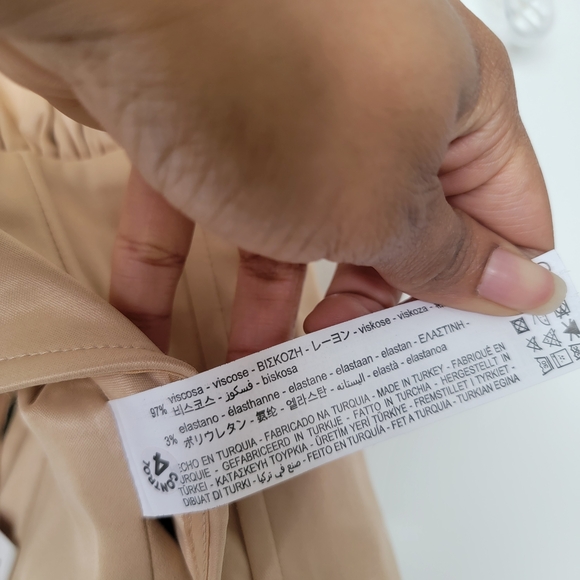 Zara Fairy Coquette Grunge Babydol Beige Corset Top Size Small - Picture 6 of 10